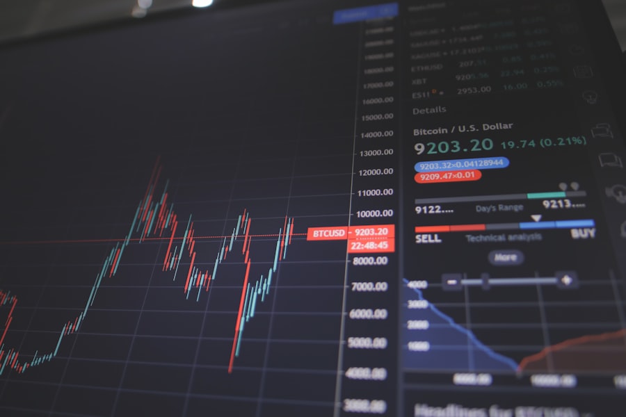 Documentos y gráfica financiera explicando series accionarias